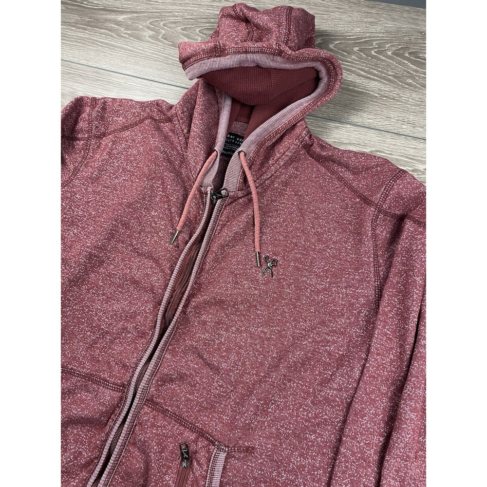 Marc Ecko Men's Cut‎ And Sew Full Zip Hooded Sweatshirt Red Size 2XL